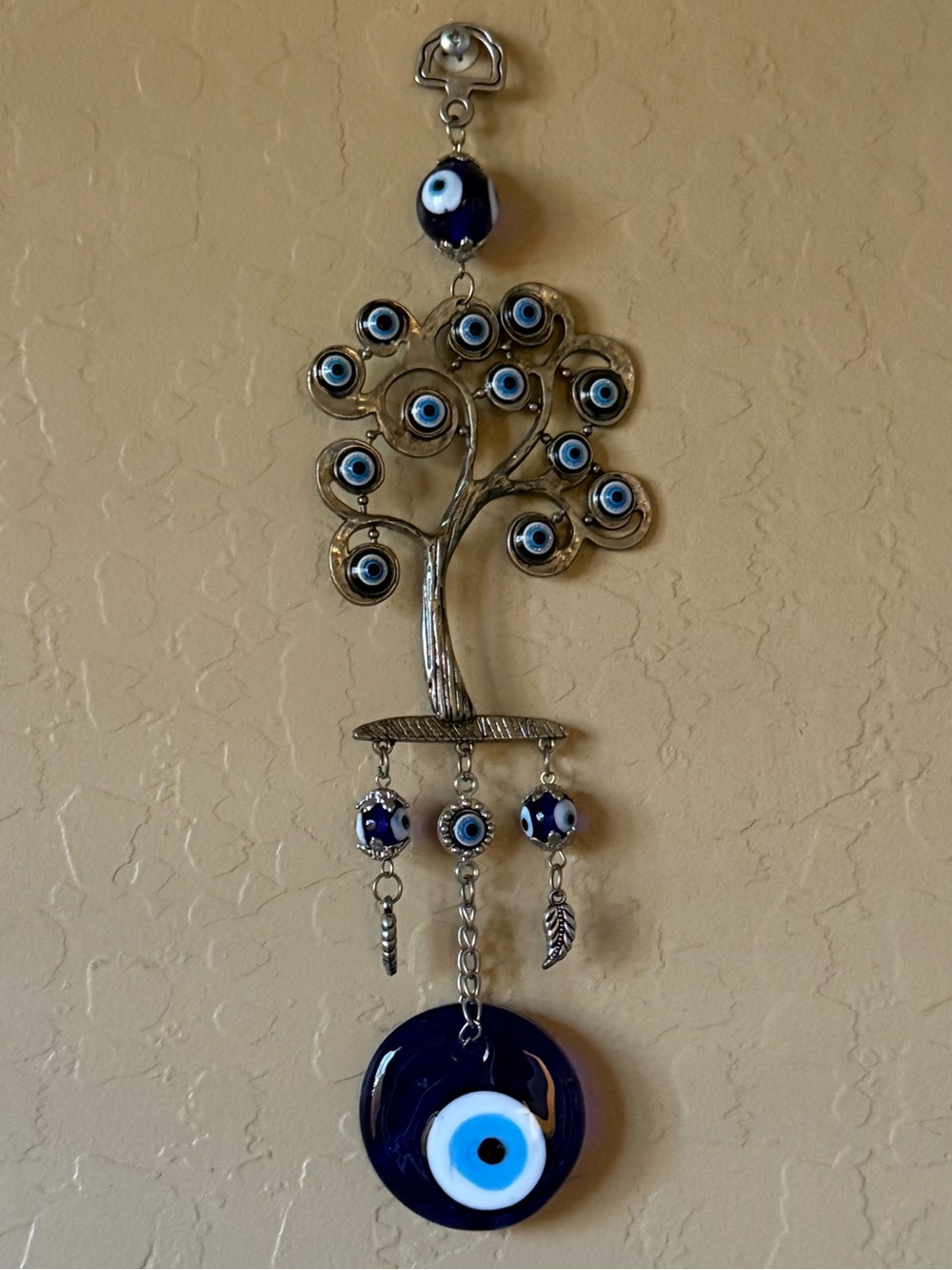 Evil Eye Decor Wall Hanging - Blue Decorative Home Wall Decor